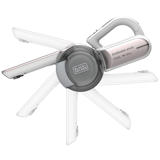 12V/2,0Ah Dustbuster® Pivot® Handstaubsauger mit Ladestation