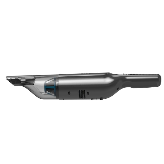 BLACKDECKER HLVC320B11 handheld vacuum cleaner, side view on white background.