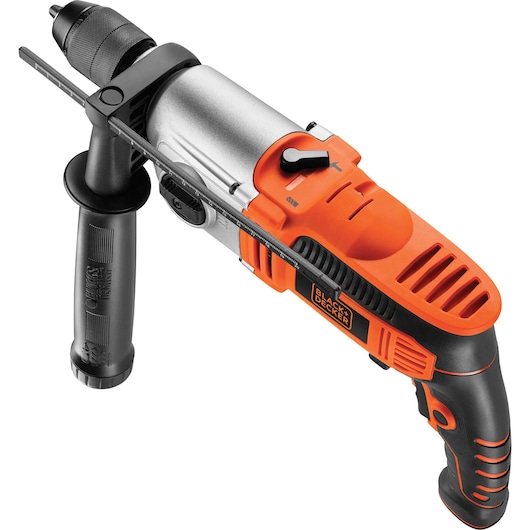 Schlagbohrmaschine (850W) kabelgebunden & Zusatzhandgriff im Koffer